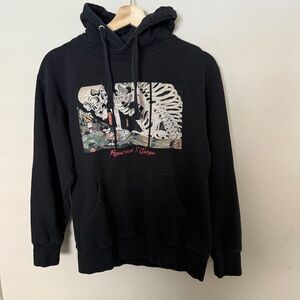 New Franchise LA FRANCHISE X JAPAN Fishman w Skeleton Hoodie Black USA Made Sz S